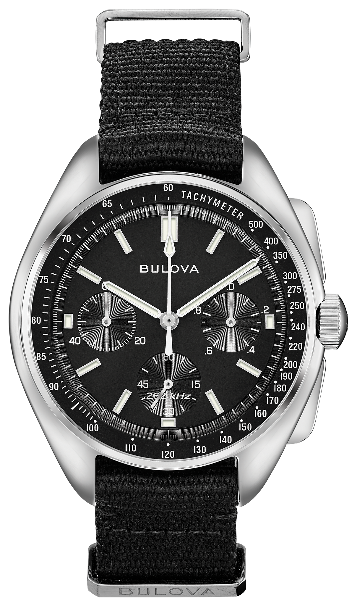 Bulova Lunar Pilot Black Dial Chronograph Archive Series